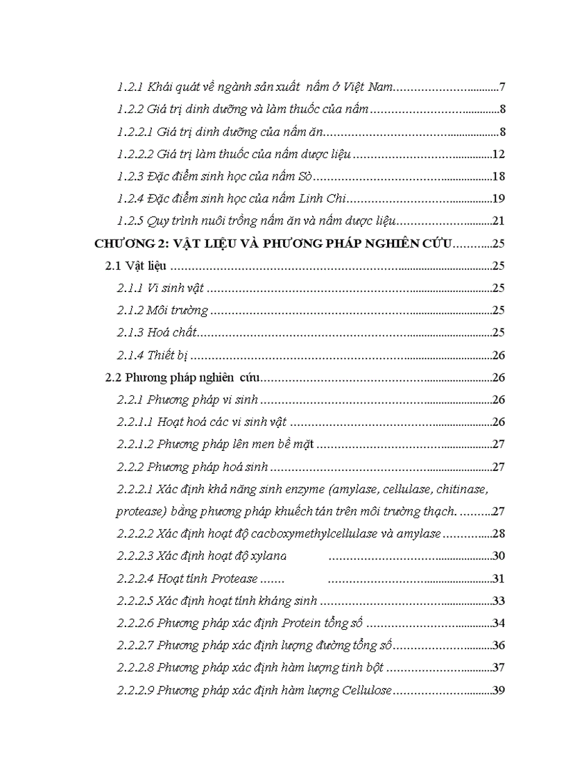 image for page Nghiên cứu hoàn thiện quy trình sử dụng bã sắn trước và sau lên men thu enzyme để nuôi trồng nấm ăn và nấm dược liệu
