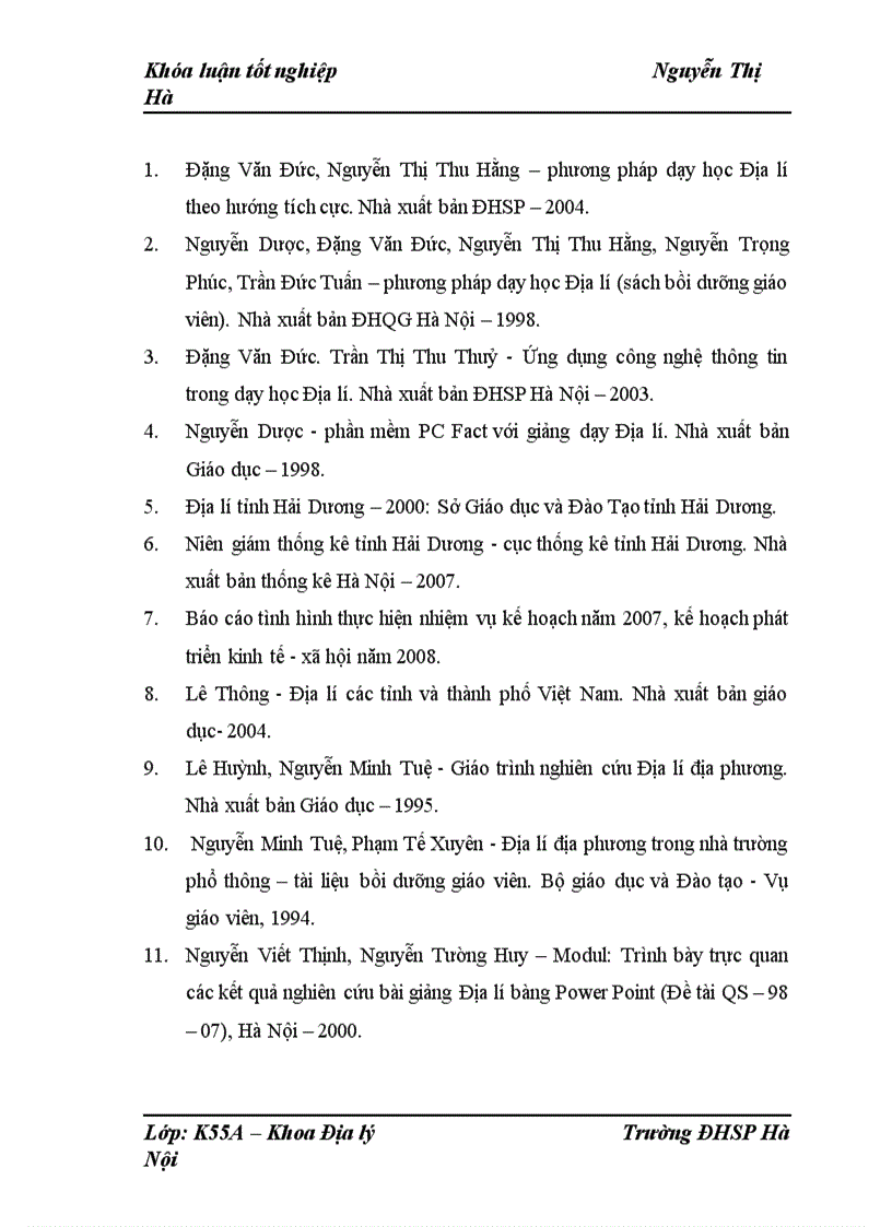 image for page Ứng dụng công nghệ thông tin trong dạy học Địa lí địa phương tỉnh Hải Dương 1