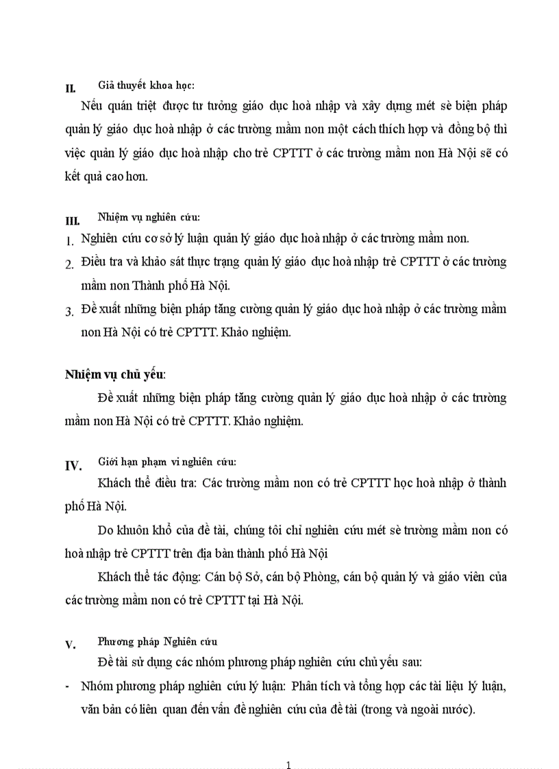 image for page Một số biện pháp quản lý giáo dục hoà nhập trẻ CPTTT trong các trường MN 1