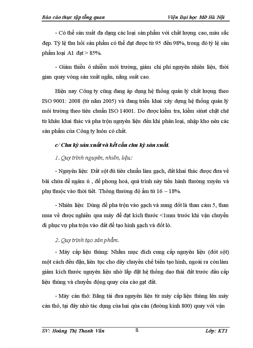 image for page Tổ chức sản xuất và kết cấu sản xuất của công ty TNHH Hoàng Việt