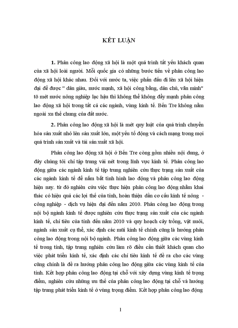 image for page Phân công lao động xã hội theo hướng hình thành và hoàn thiện cơ cấu kinh tế nông công nghiệp dịch vụ ở tỉnh Bến Tre 2000 2010
