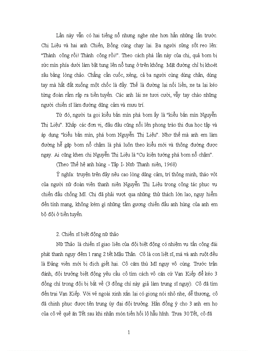 image for page Cô kiện tướng phá bom nổ chậm