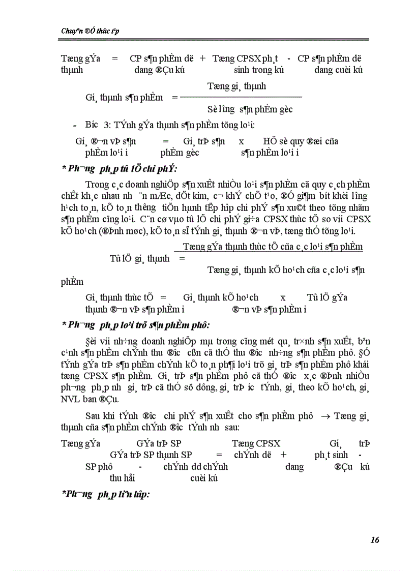 image for page Kế toán chi phí sản xuất và tính giá thành sản phẩm tại Công ty Cơ khí và sửa chữa công trình cầu đường bộ II 1