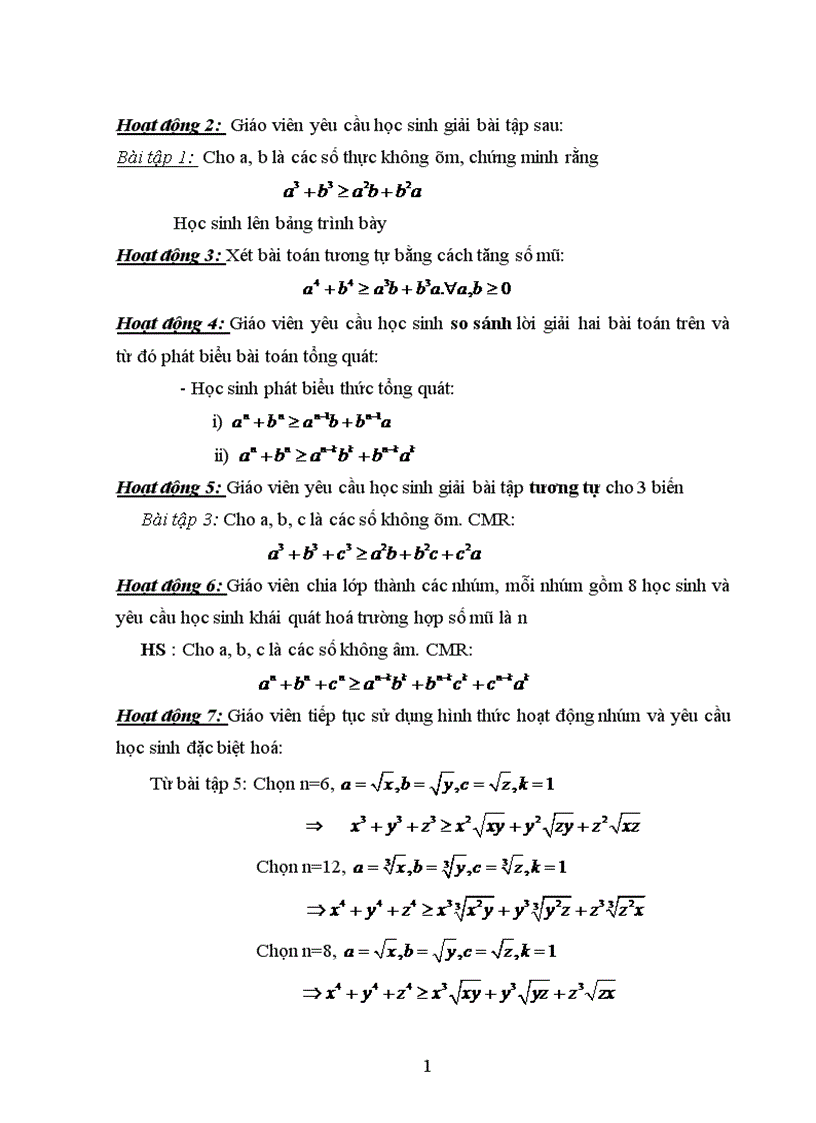 image for page Rèn luyện các hoạt động trí tuệ chung cho học sinh thông qua dạy học các bài toán về bất đẳng thức