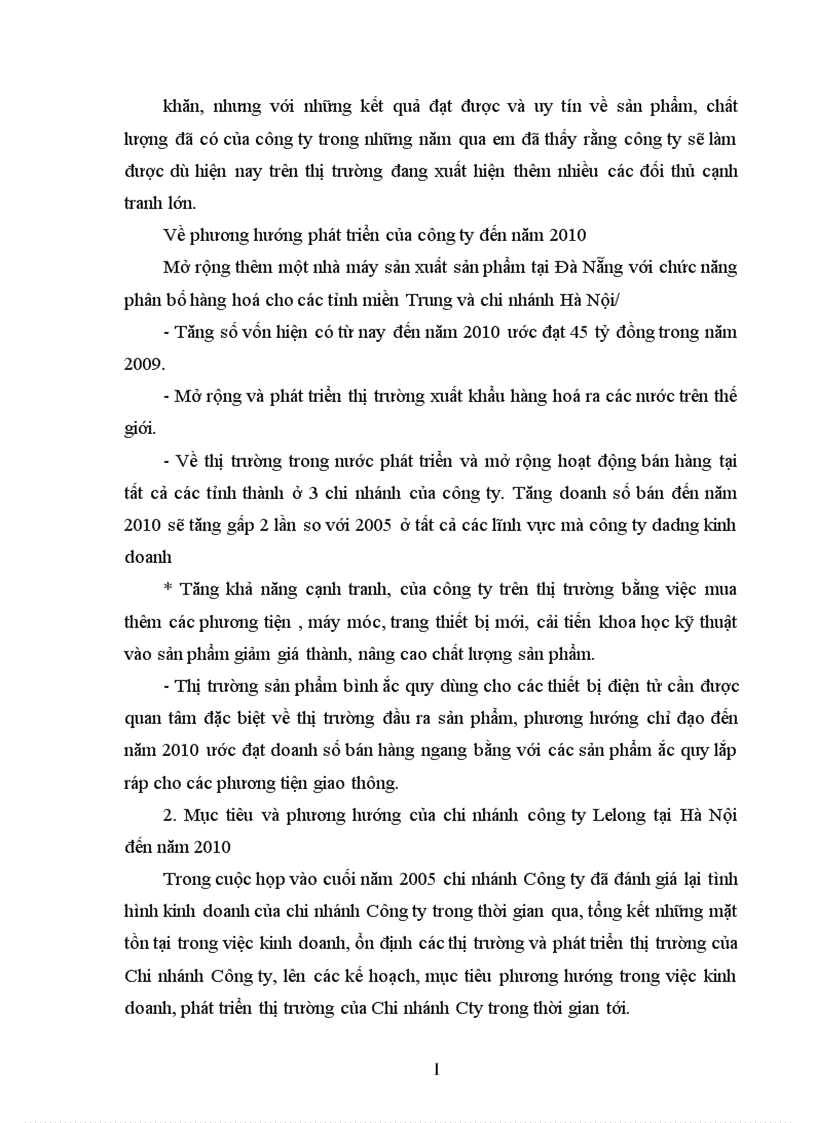 image for page Phát triển thị trường tiêu thụ sản phẩm của chi nhánh công ty Lelong Việt Nam tại Hà Nội 1