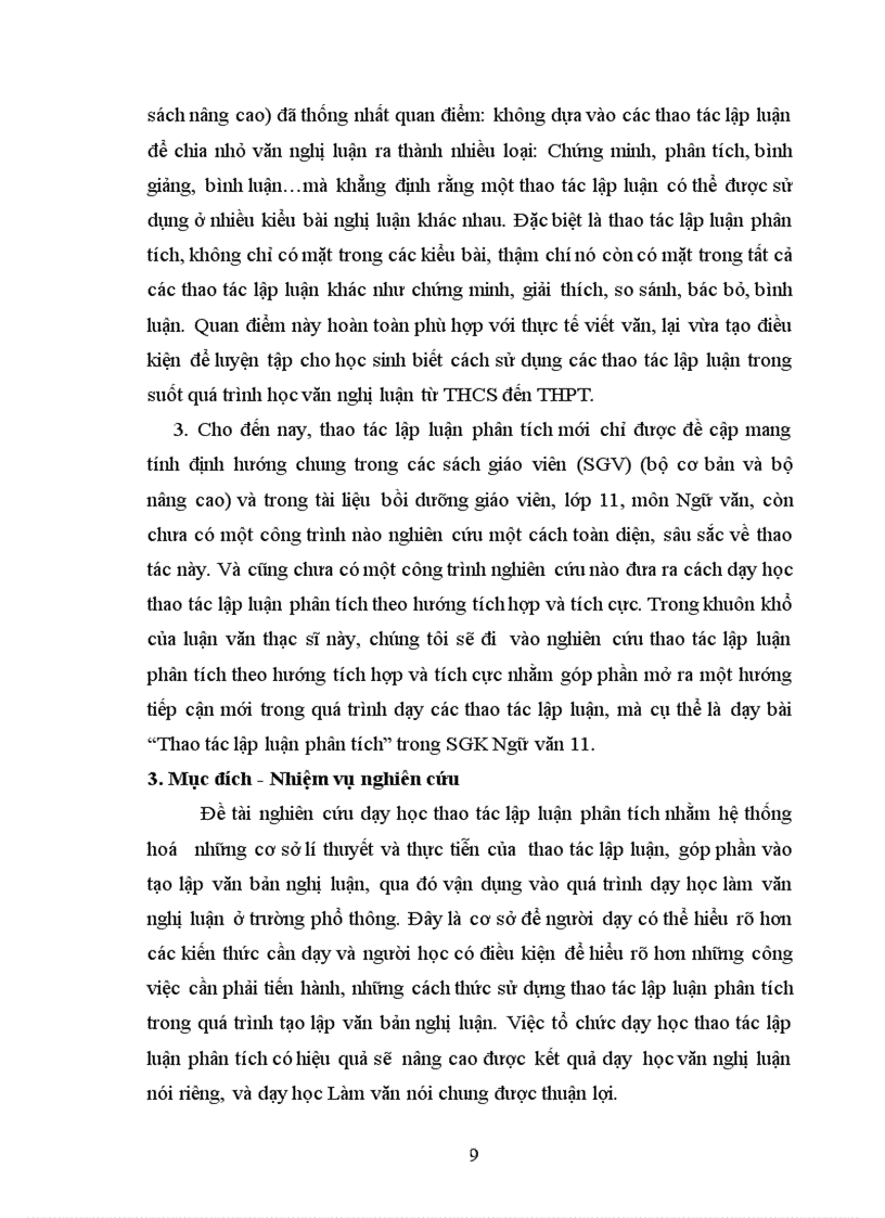 image for page Dạy học thao tác lập luận phân tích cho học sinh lớp 11 theo hướng tích hợp và tích cực