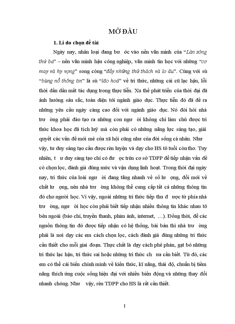 image for page Rèn luyện tư duy phê phán cho học sinh thông qua dạy học Toán 4 1