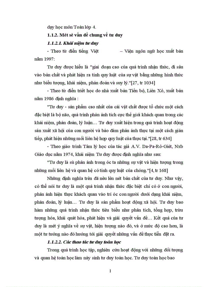 image for page Rèn luyện tư duy phê phán cho học sinh thông qua dạy học Toán 4 1