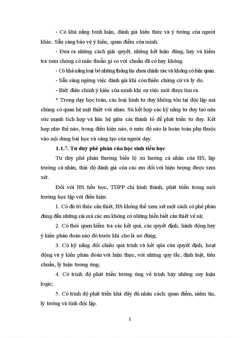 image for page Rèn luyện tư duy phê phán cho học sinh thông qua dạy học Toán 4 1