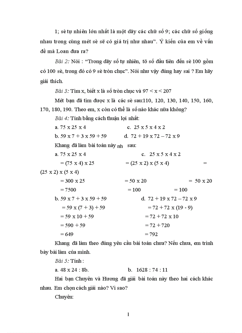 image for page Rèn luyện tư duy phê phán cho học sinh thông qua dạy học Toán 4 1