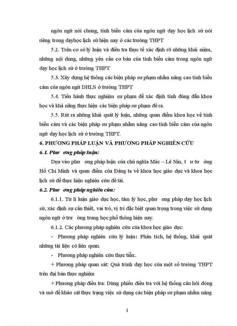image for page Một số biện pháp sư phạm nhằm nâng cao tính biểu cảm của ngôn ngữ trong dạy học lịch sử ở trường THPT vận dụng qua chương trình lớp 10 chương trình chuẩn 1
