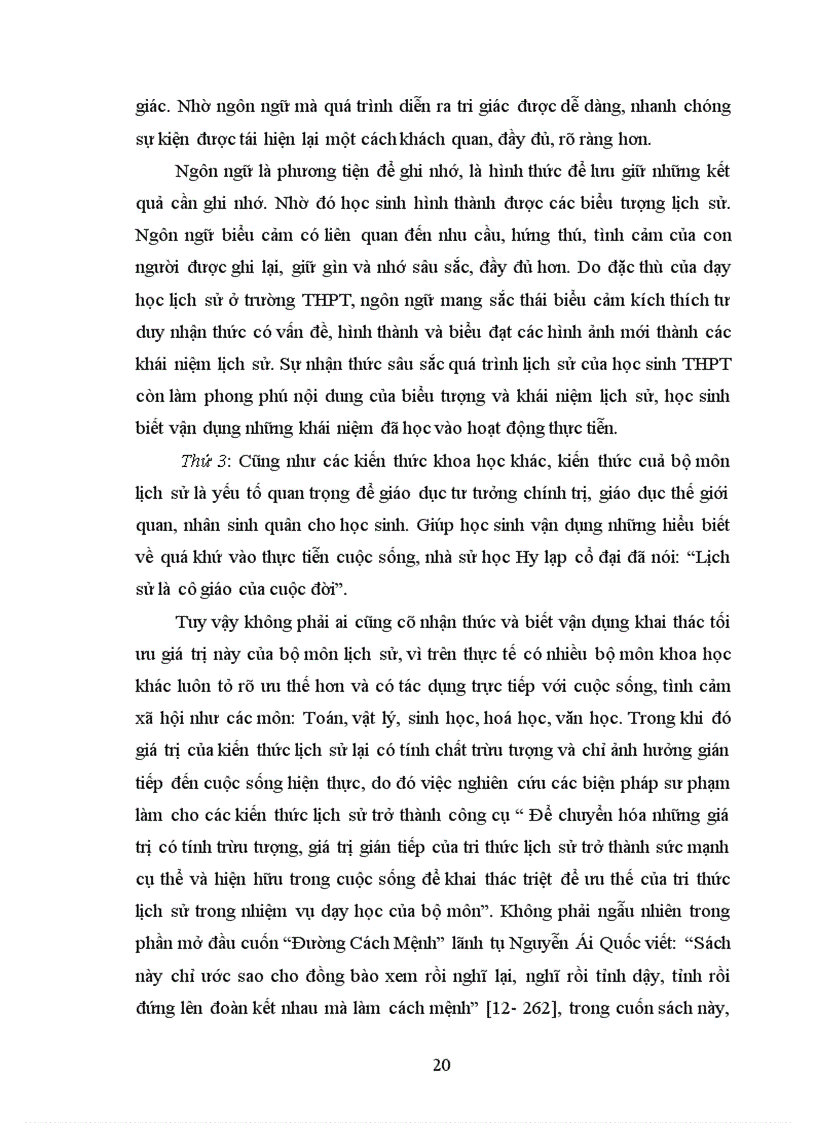 image for page Một số biện pháp sư phạm nhằm nâng cao tính biểu cảm của ngôn ngữ trong dạy học lịch sử ở trường THPT vận dụng qua chương trình lớp 10 chương trình chuẩn 1
