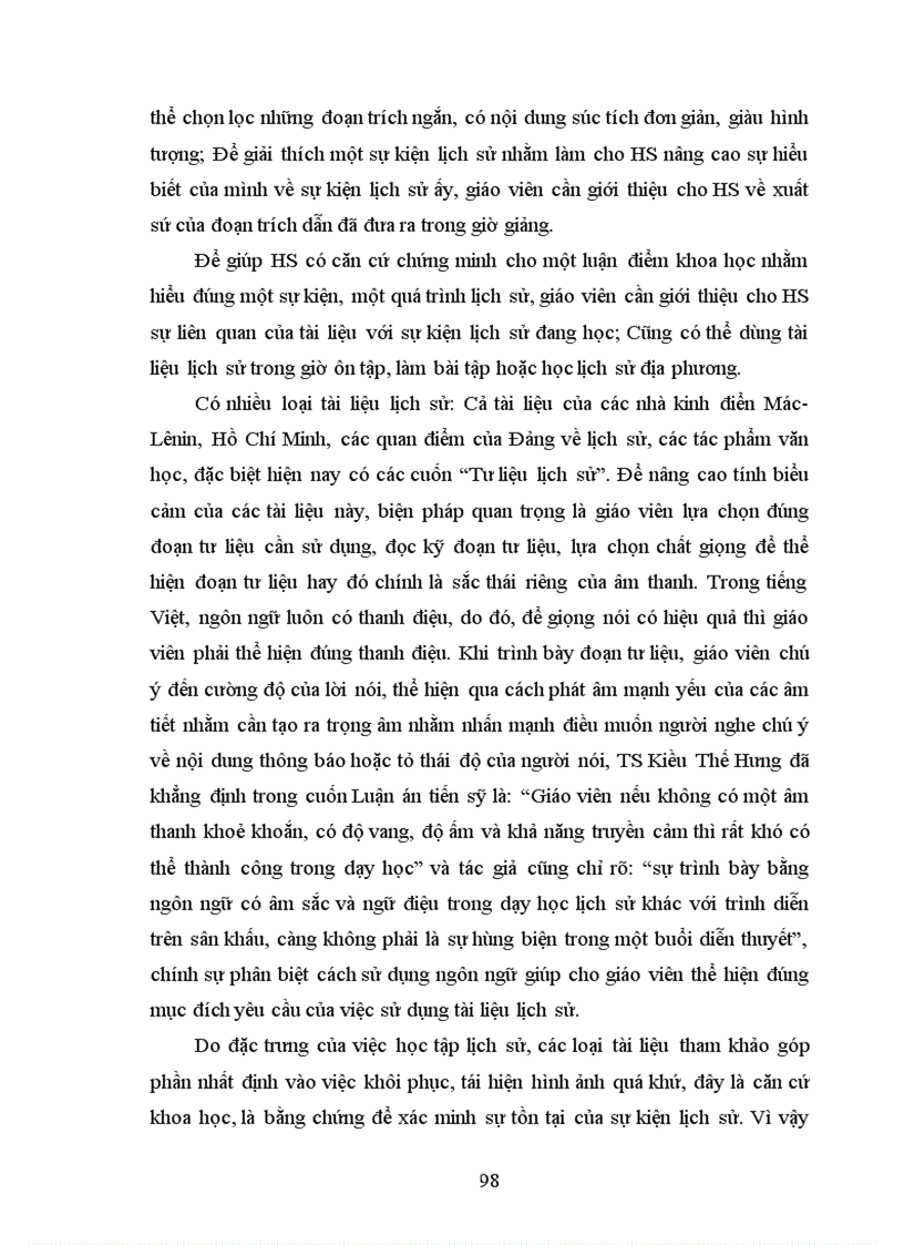 image for page Một số biện pháp sư phạm nhằm nâng cao tính biểu cảm của ngôn ngữ trong dạy học lịch sử ở trường THPT vận dụng qua chương trình lớp 10 chương trình chuẩn 1