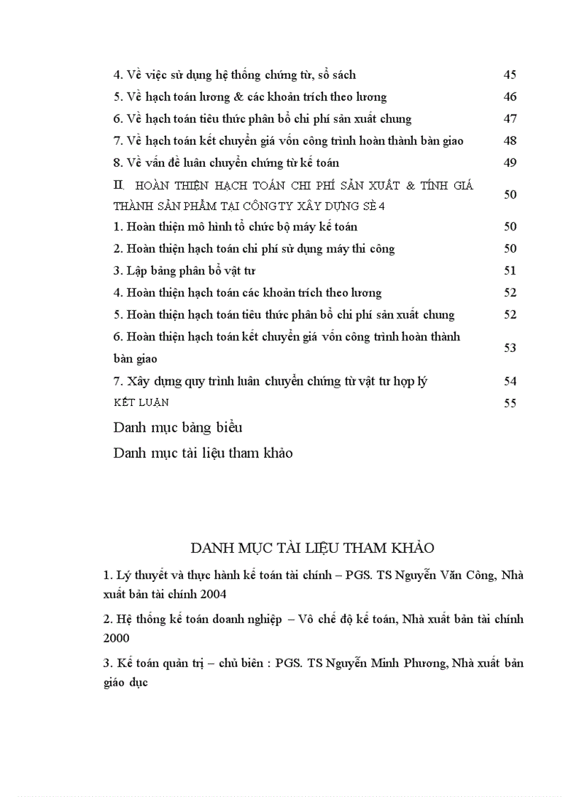 image for page Hoàn thiện hạch toán chi phí sản xuất và tính giá thành sản phẩm xây lắp tại Công ty Xây dựng số 4 Hà Nội 1