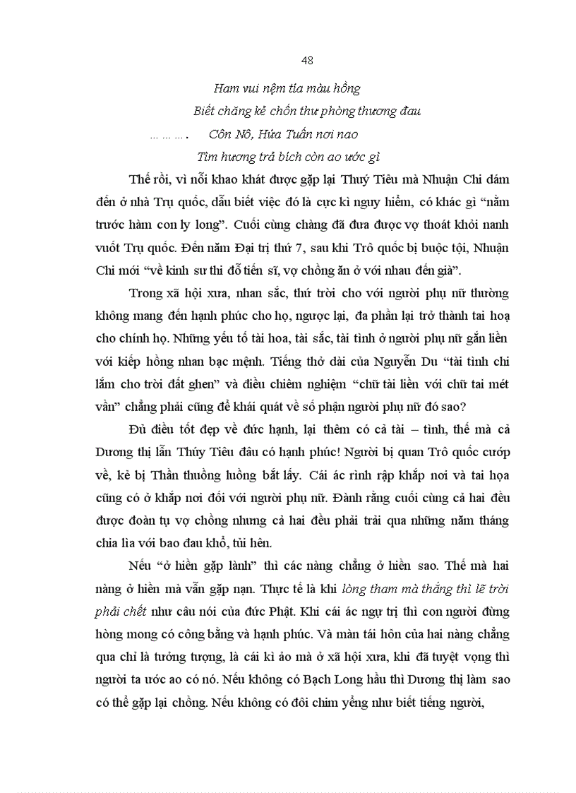 image for page Số phận người phụ nữ có lối sống vượt ra khỏi lễ giáo phong kiến 1