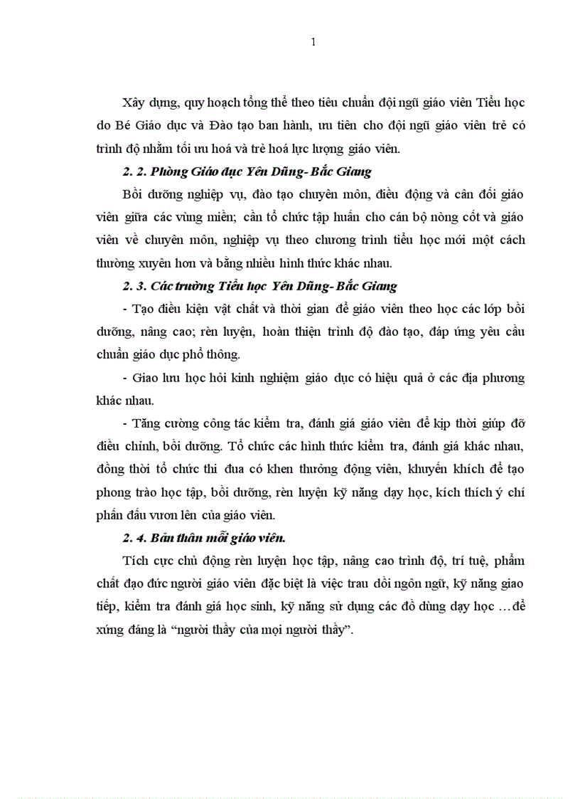 image for page Thực trạng kỹ năng dạy học trên lớp của giáo viên Tiểu học Yên Dũng Bắc Giang theo yêu cầu của chương trình mới