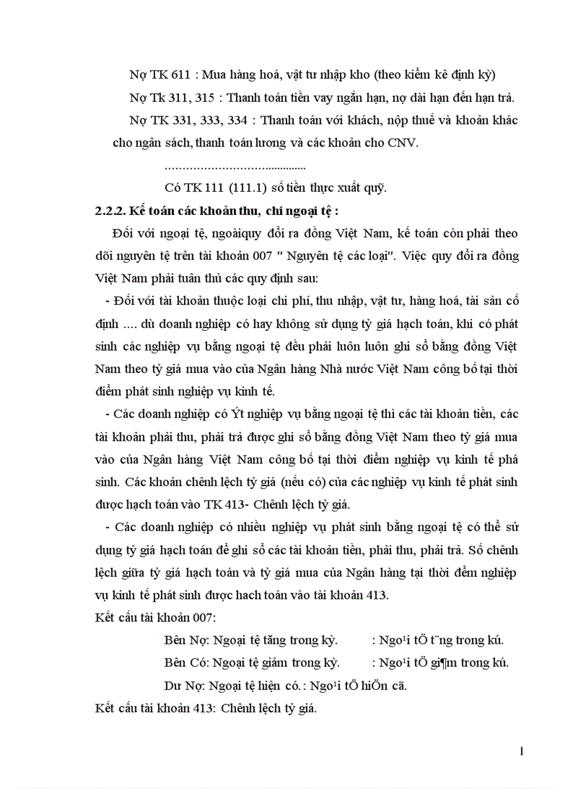 image for page Hạch toán kế toán vốn bằng tiền tại công ty cổ phân thương mại xây dựng Sóc Sơn 1