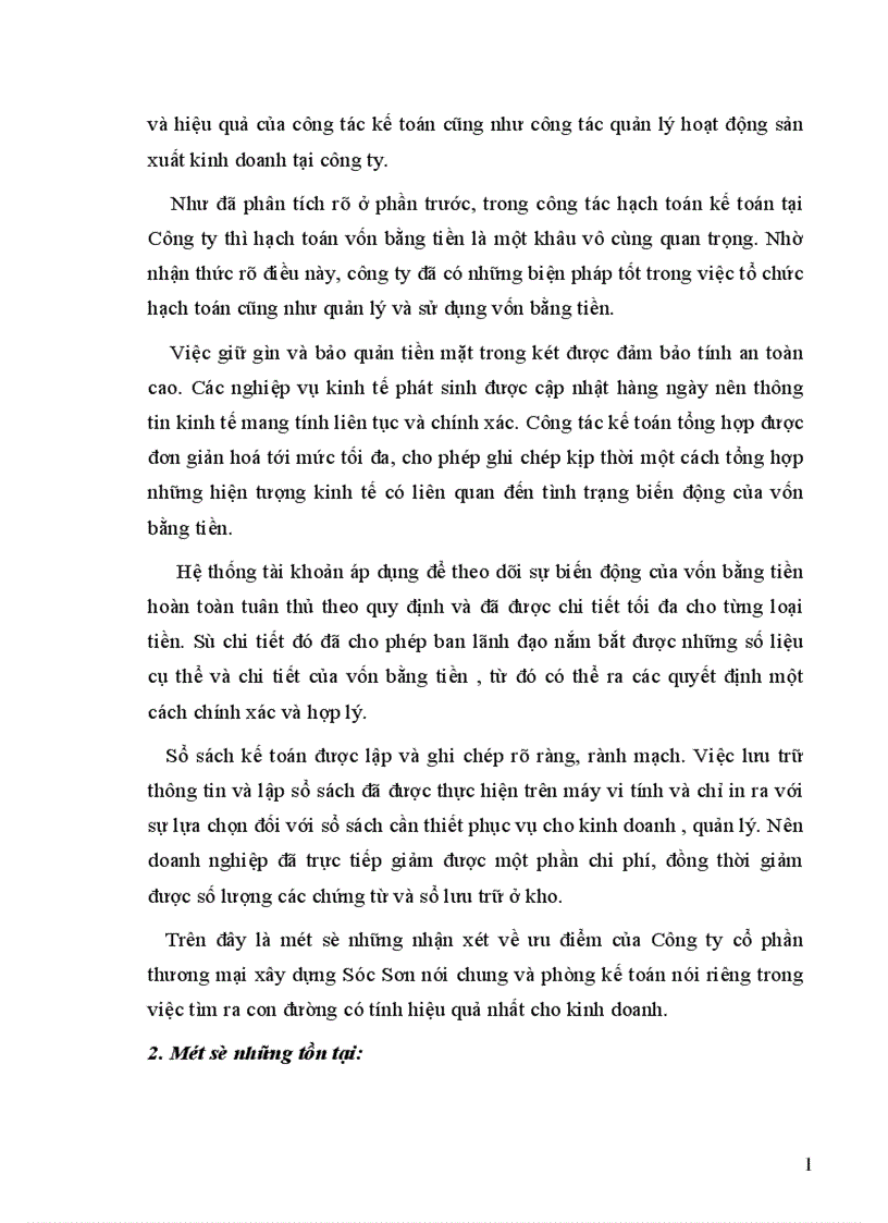 image for page Hạch toán kế toán vốn bằng tiền tại công ty cổ phân thương mại xây dựng Sóc Sơn 1