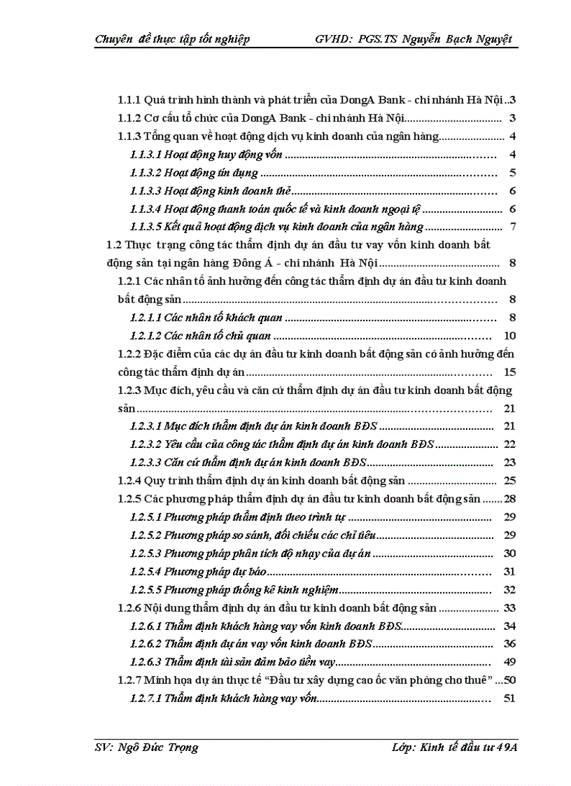 image for page Hoàn thiện công tác thẩm định dự án đầu tư vay vốn kinh doanh bất động sản tại ngân hàng Đông Á chi nhánh Hà Nội 1