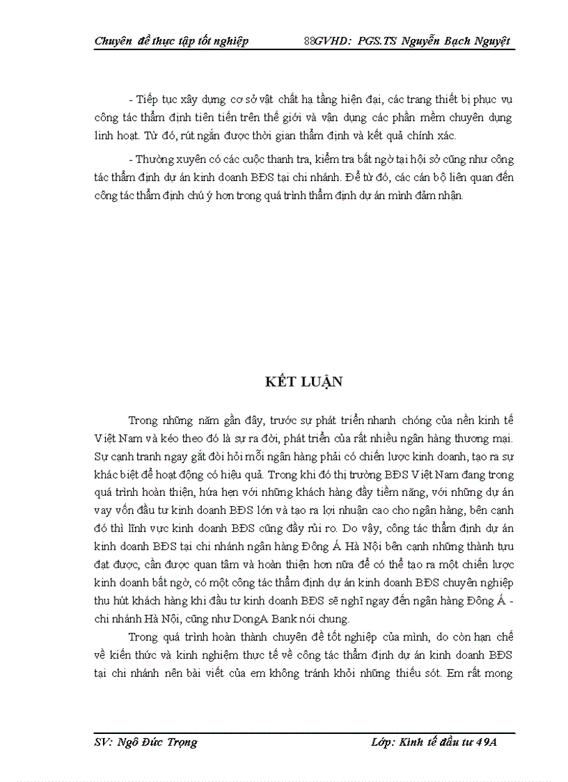 image for page Hoàn thiện công tác thẩm định dự án đầu tư vay vốn kinh doanh bất động sản tại ngân hàng Đông Á chi nhánh Hà Nội 1