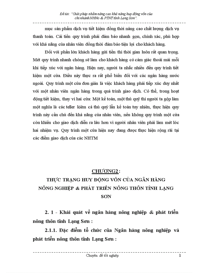 image for page Giải pháp nhằm nâng cao hiệu quả huy động vốn tại chi nhánh NHNo PTNT Tỉnh Lạng Sơn 1