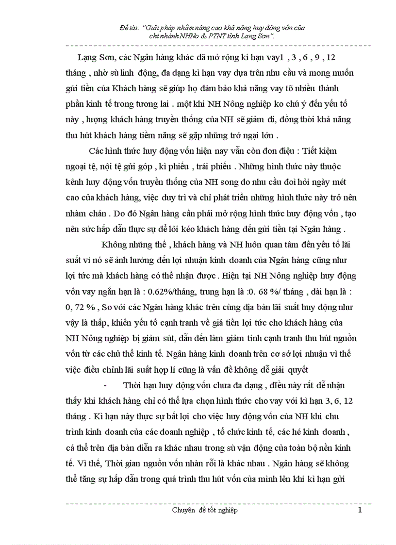image for page Giải pháp nhằm nâng cao hiệu quả huy động vốn tại chi nhánh NHNo PTNT Tỉnh Lạng Sơn 1
