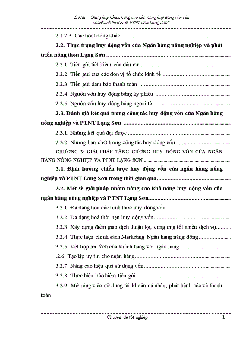 image for page Giải pháp nhằm nâng cao hiệu quả huy động vốn tại chi nhánh NHNo PTNT Tỉnh Lạng Sơn 1