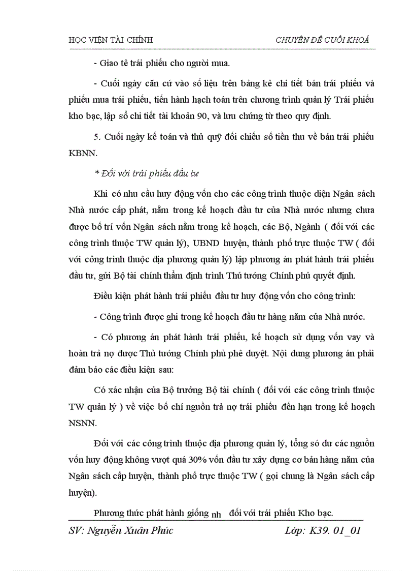 image for page Một số giải pháp nhằm hoàn thiện công tác huy động vốn thông qua phát hành trái phiếu Chính phủ tại KBNN huyện Lương Sơn