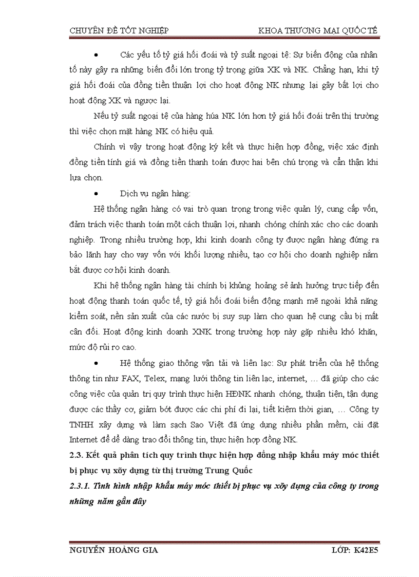 image for page Quản trị quy trình thực hiện hợp đồng nhập khẩu thiết bị máy móc xây dựng từ thị trường Trung Quốc của Công ty TNHH xây dựng và làm sạch Sao Việt