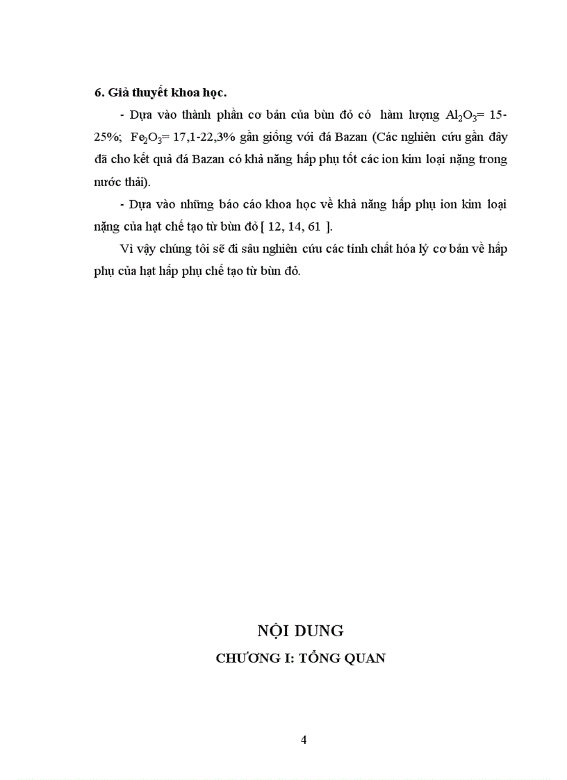 image for page Nghiên cứu một số tính chất hóa lý về hấp phụ của hạt hấp phụ chế tạo từ bùn đỏ