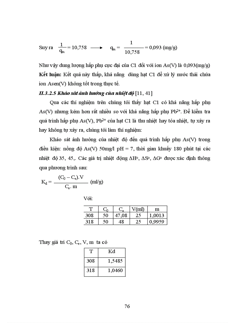 image for page Nghiên cứu một số tính chất hóa lý về hấp phụ của hạt hấp phụ chế tạo từ bùn đỏ