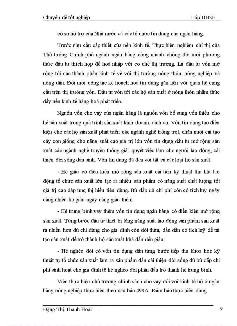 image for page Một số giải pháp nhằm nâng cao hiệu quả cho vay hộ sản xuất tại Ngân hàng nông nghiệp và Phát triển nông thôn huyện Thanh Trì 1