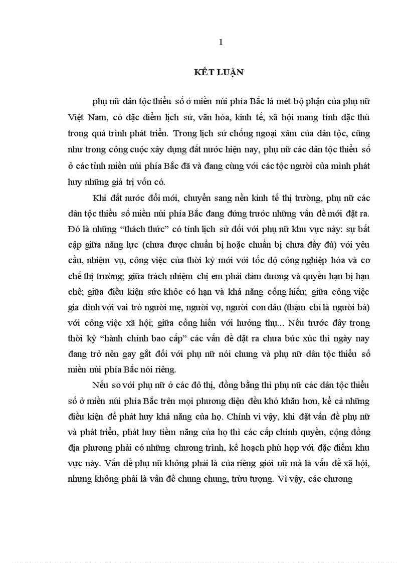 image for page Phát huy tiềm năng của phụ nữ dân tộc thiểu số trong quá trình phát triển kinh tế xã hội ở các tỉnh miền núi phía Bắc nước ta hiện nay
