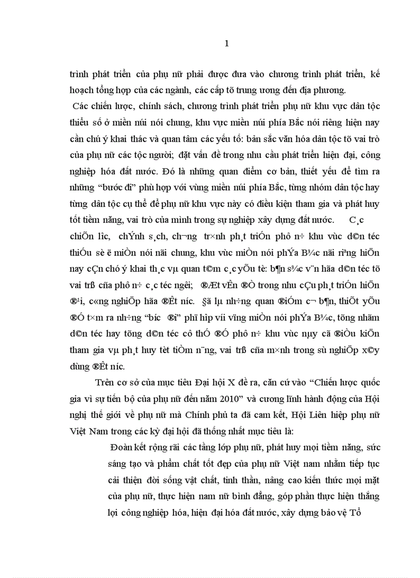 image for page Phát huy tiềm năng của phụ nữ dân tộc thiểu số trong quá trình phát triển kinh tế xã hội ở các tỉnh miền núi phía Bắc nước ta hiện nay