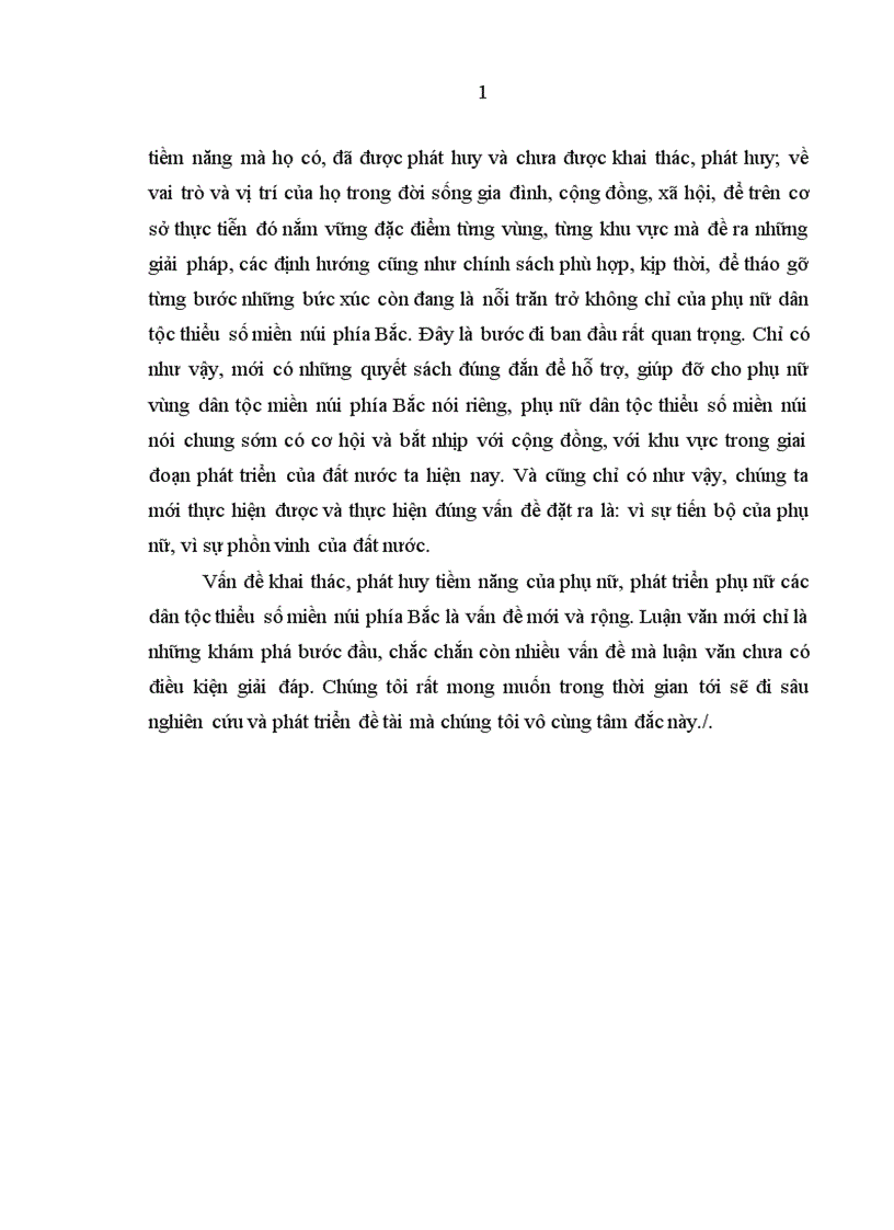 image for page Phát huy tiềm năng của phụ nữ dân tộc thiểu số trong quá trình phát triển kinh tế xã hội ở các tỉnh miền núi phía Bắc nước ta hiện nay