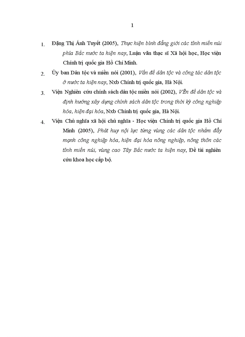 image for page Phát huy tiềm năng của phụ nữ dân tộc thiểu số trong quá trình phát triển kinh tế xã hội ở các tỉnh miền núi phía Bắc nước ta hiện nay