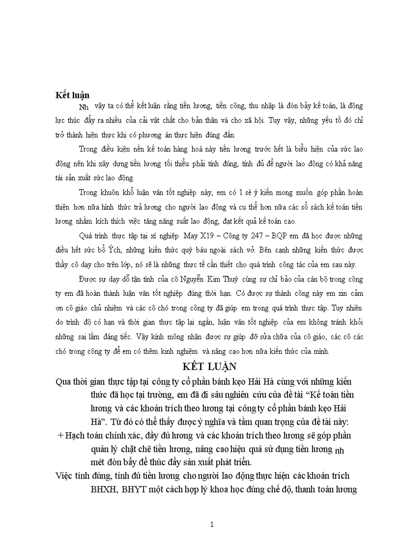 image for page Kế toán tiền lương và các khoản trích theo lương tại công ty cổ phần bánh kẹo Hải Hà