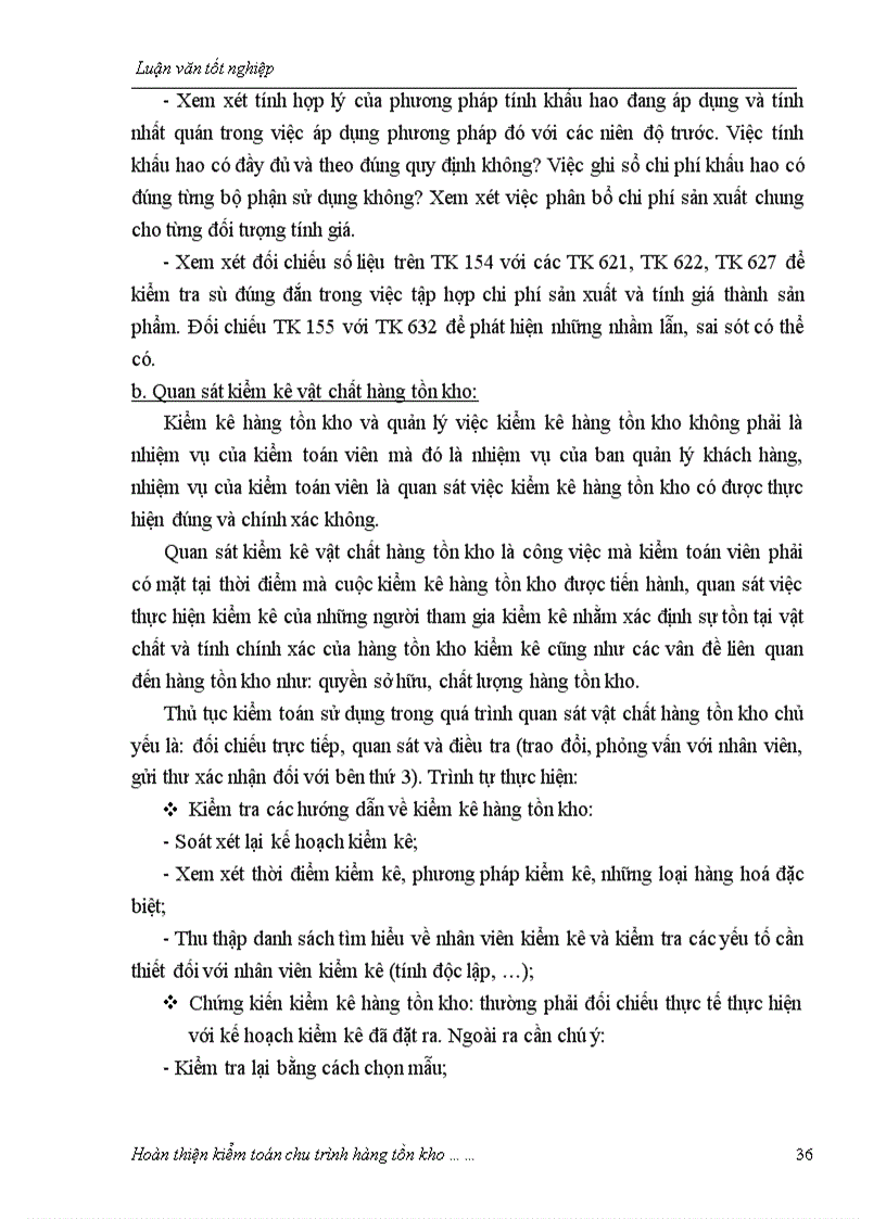 image for page Hoàn thiện kiểm toán chu trình hàng tồn kho trong kiểm toán Báo cáo tài chính do Công ty Kiểm toán tư vấn xây dựng Việt Nam thực hiện 1