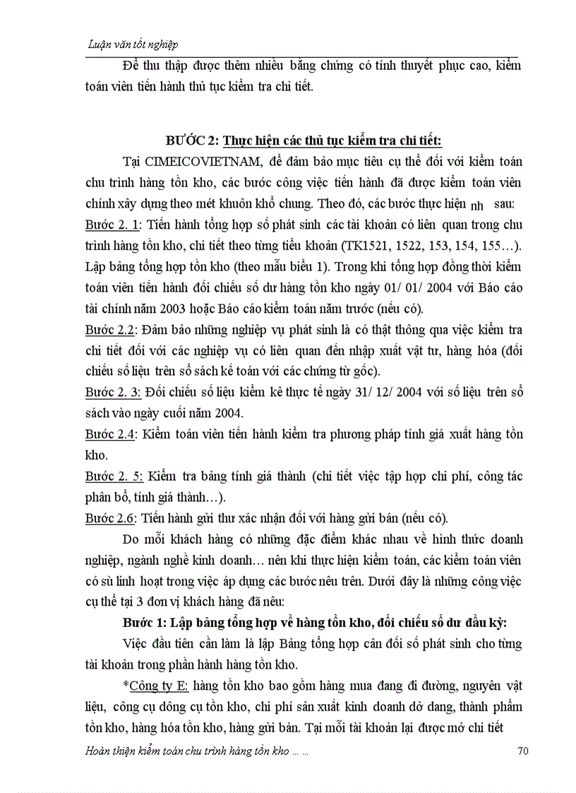 image for page Hoàn thiện kiểm toán chu trình hàng tồn kho trong kiểm toán Báo cáo tài chính do Công ty Kiểm toán tư vấn xây dựng Việt Nam thực hiện 1