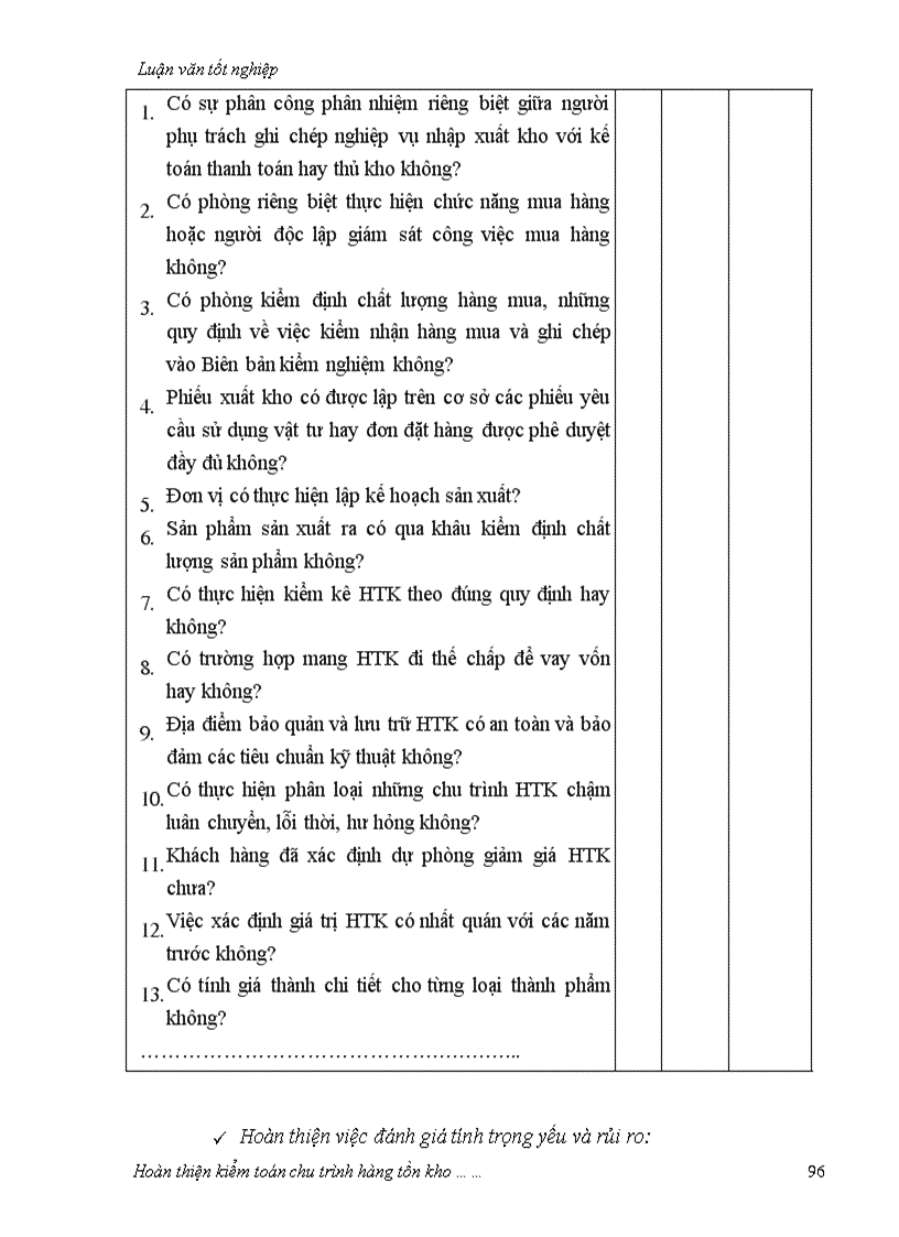 image for page Hoàn thiện kiểm toán chu trình hàng tồn kho trong kiểm toán Báo cáo tài chính do Công ty Kiểm toán tư vấn xây dựng Việt Nam thực hiện 1