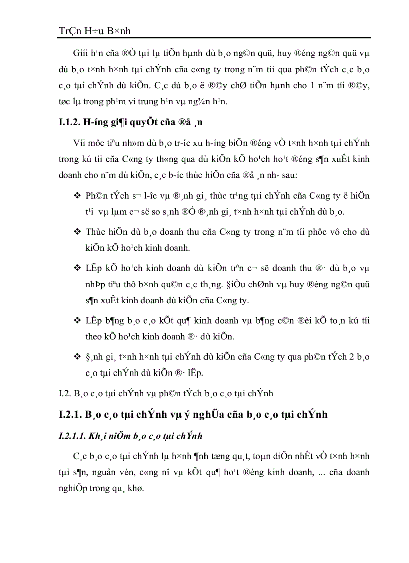 image for page Dự kiến ngân quỹ và dự báo tình hình tài chính của Công ty Vật liệu và Công nghệ năm 2003 1