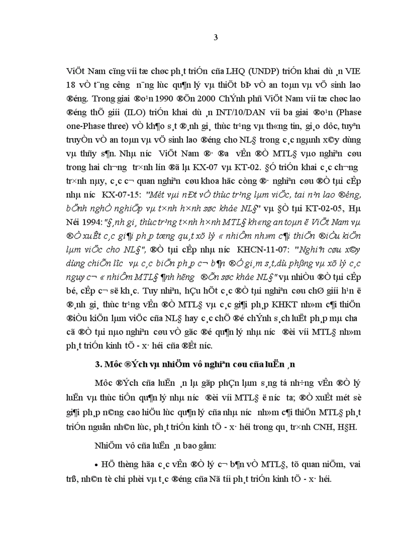 image for page Đánh giá thực trạng tình hình MTLĐ không an toàn ở Việt Nam và đề xuất các giải pháp tổng quát xử lý ô nhiễm nhằm cải thiện điều kiện làm việc cho NLĐ