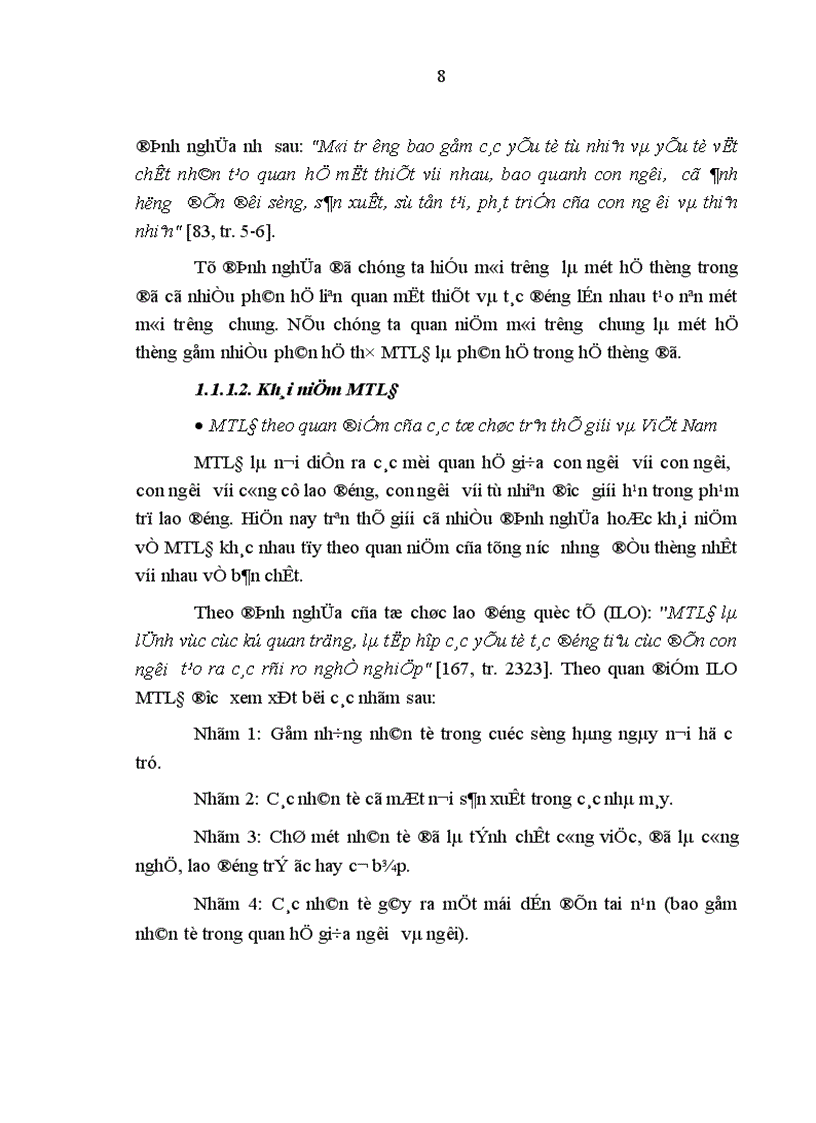 image for page Đánh giá thực trạng tình hình MTLĐ không an toàn ở Việt Nam và đề xuất các giải pháp tổng quát xử lý ô nhiễm nhằm cải thiện điều kiện làm việc cho NLĐ