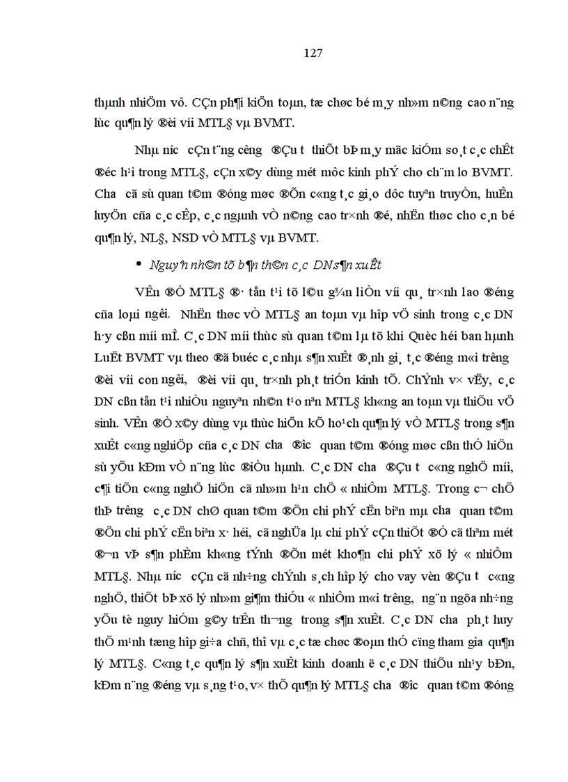 image for page Đánh giá thực trạng tình hình MTLĐ không an toàn ở Việt Nam và đề xuất các giải pháp tổng quát xử lý ô nhiễm nhằm cải thiện điều kiện làm việc cho NLĐ