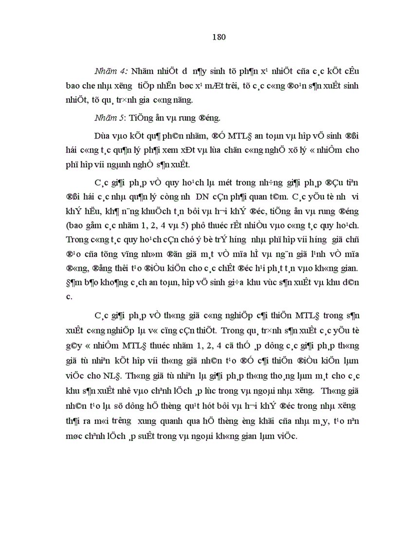 image for page Đánh giá thực trạng tình hình MTLĐ không an toàn ở Việt Nam và đề xuất các giải pháp tổng quát xử lý ô nhiễm nhằm cải thiện điều kiện làm việc cho NLĐ