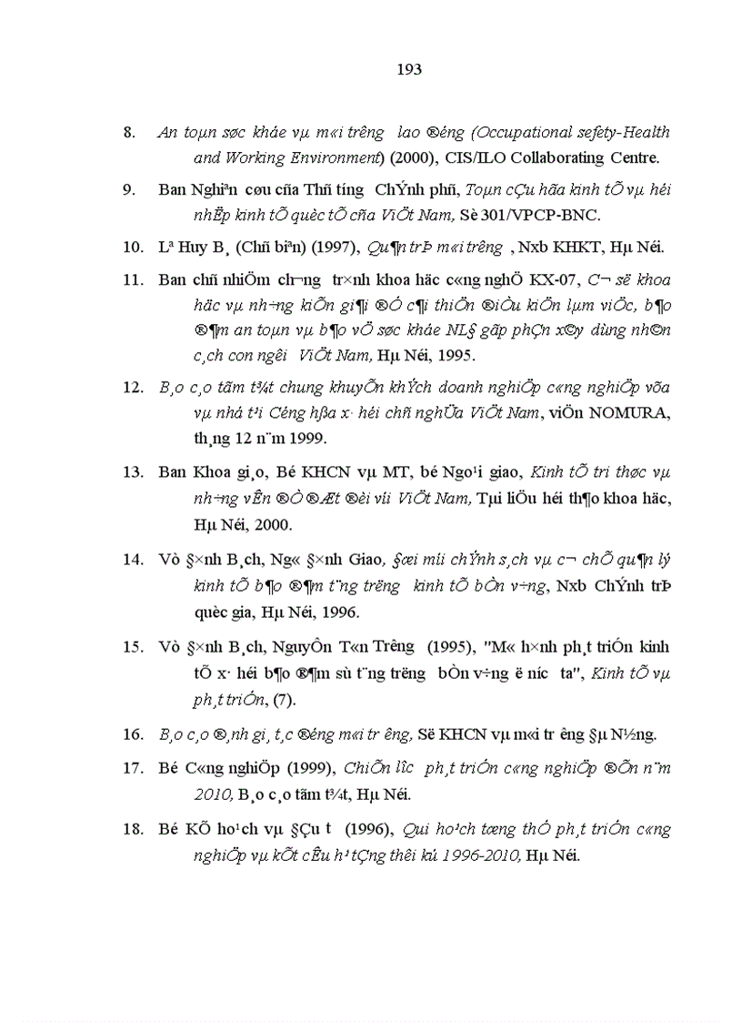 image for page Đánh giá thực trạng tình hình MTLĐ không an toàn ở Việt Nam và đề xuất các giải pháp tổng quát xử lý ô nhiễm nhằm cải thiện điều kiện làm việc cho NLĐ