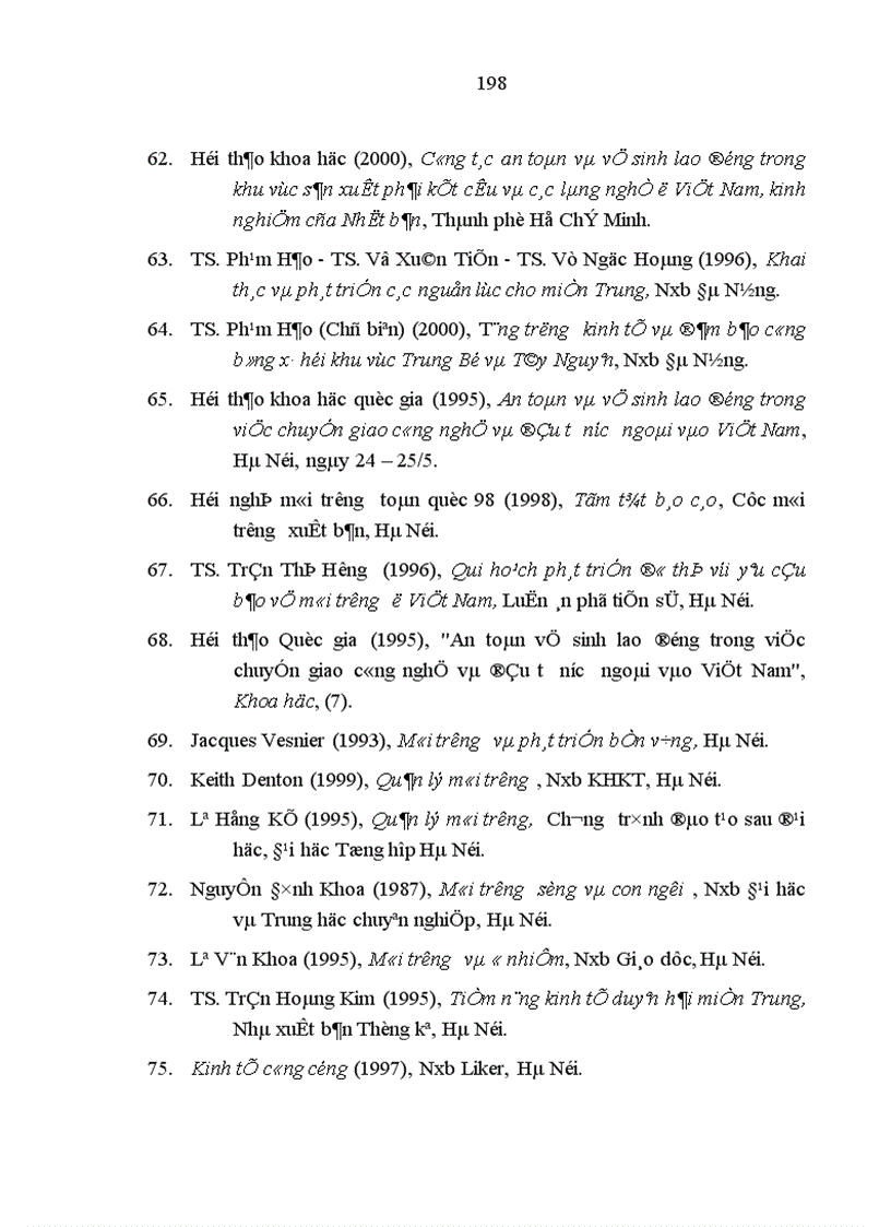 image for page Đánh giá thực trạng tình hình MTLĐ không an toàn ở Việt Nam và đề xuất các giải pháp tổng quát xử lý ô nhiễm nhằm cải thiện điều kiện làm việc cho NLĐ