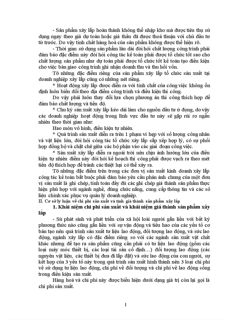 image for page Công tác tập hợp chi phí sản xuất tính giá thành sản phẩm xây lặp tại công ty phát triển đô thị Sơn La 1