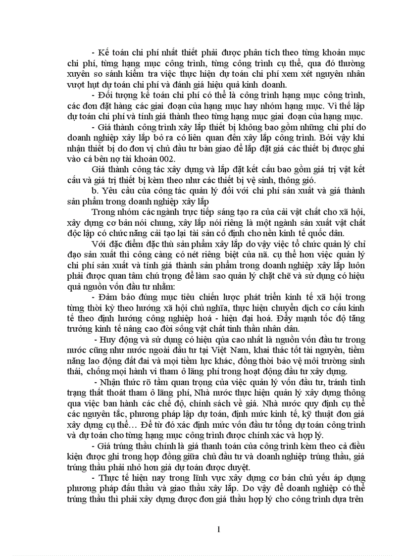 image for page Công tác tập hợp chi phí sản xuất tính giá thành sản phẩm xây lặp tại công ty phát triển đô thị Sơn La 1
