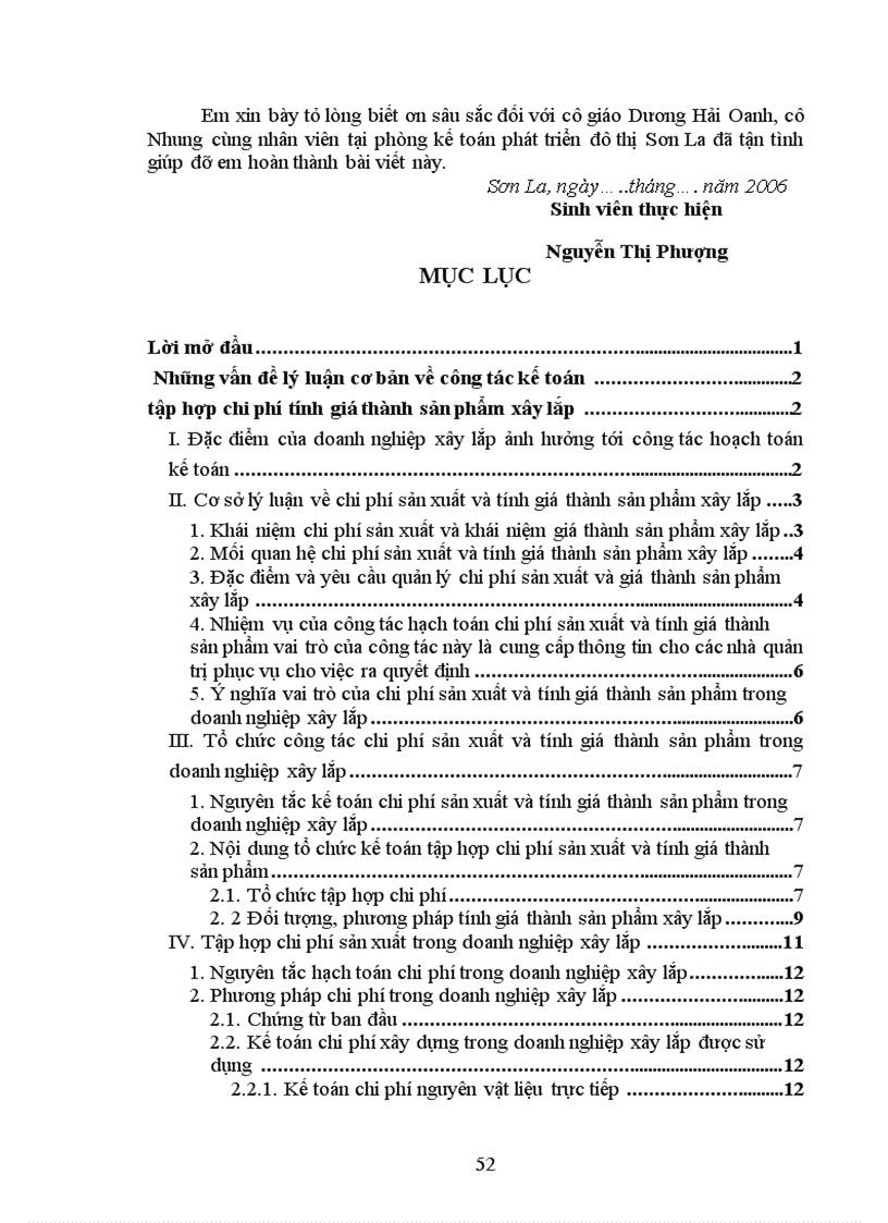 image for page Công tác tập hợp chi phí sản xuất tính giá thành sản phẩm xây lặp tại công ty phát triển đô thị Sơn La 1